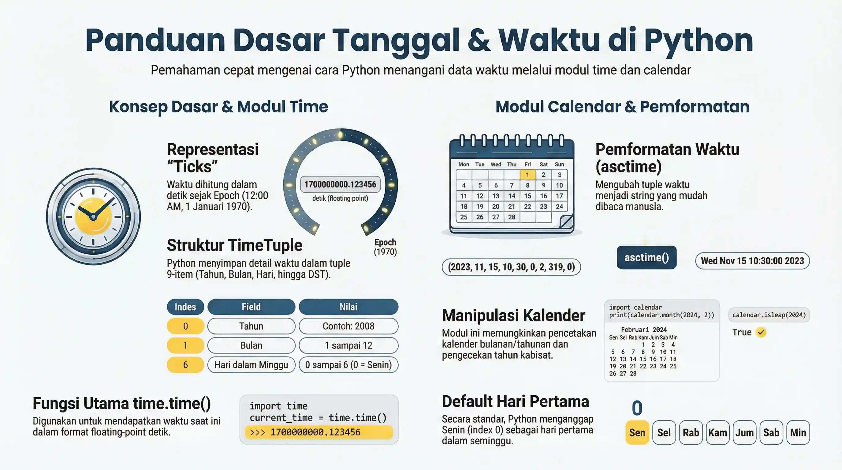 Tanggal dan Waktu (Date Time) Python