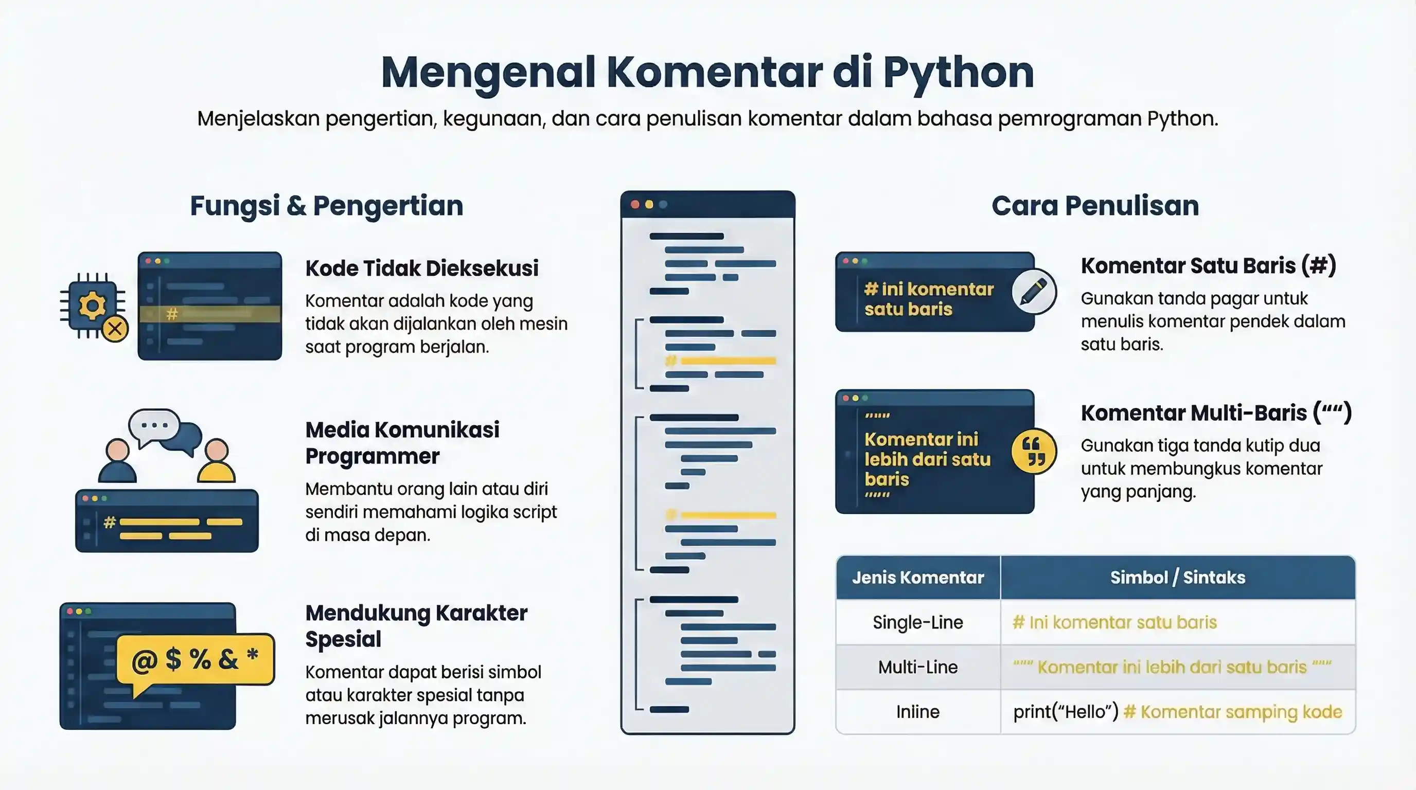 Komentar pada Python